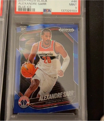 2024 Panini Prizm Black #46 Alexandre Sarr — front