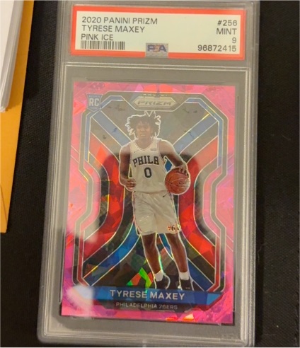 2020 Panini Prizm #256 Tyrese Maxey — front
