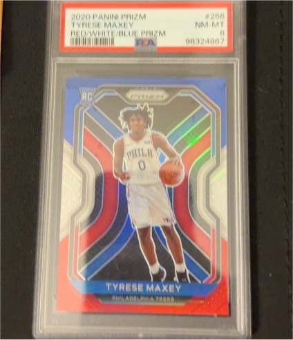 2020 Panini Prizm #256 Tyrese Maxey — front