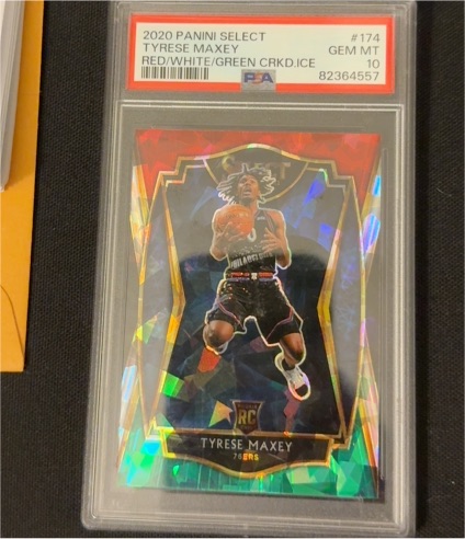 2020 Panini Select #174 Tyrese Maxey — front