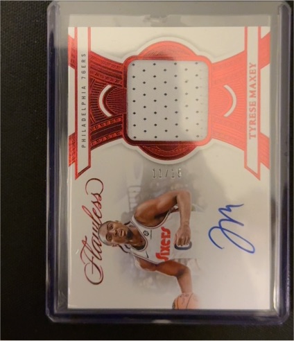 2023 Panini Flawless #11 Tyrese Maxey — front