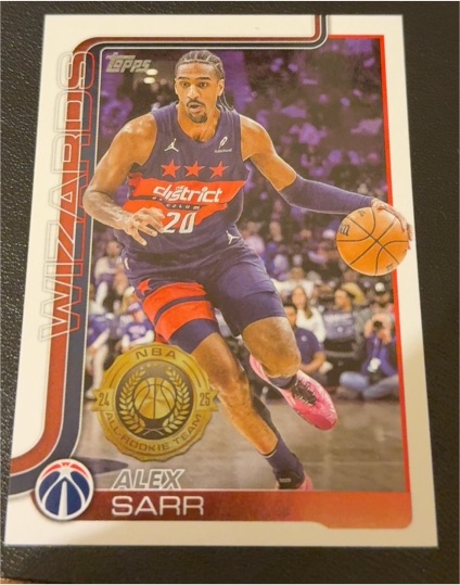 2025-26 Topps #96 Alex Sarr — front