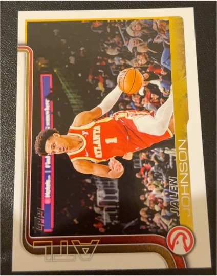 2025-26 Topps #65 Jalen Johnson — front