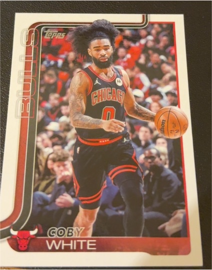 2025 Topps Basketball #34 Coby White — front