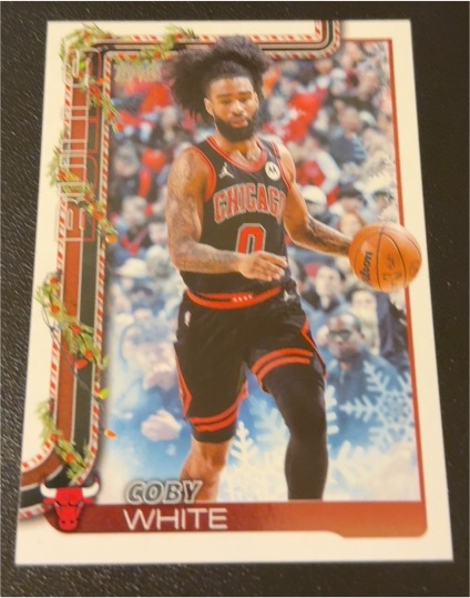 2025-26 Topps Holiday #H27 Coby White — front