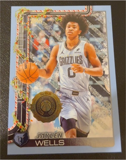 2025-26 Topps Holiday #H147 Jaylen Wells — front
