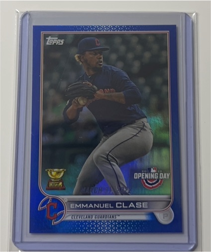 2022 Topps Opening Day #128 Emmanuel Clase — front