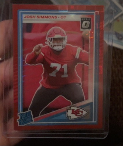 2025 Panini Donruss Optic #368 Josh Simmons — front