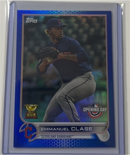 2022 Topps Opening Day #128 Emmanuel Clase — front