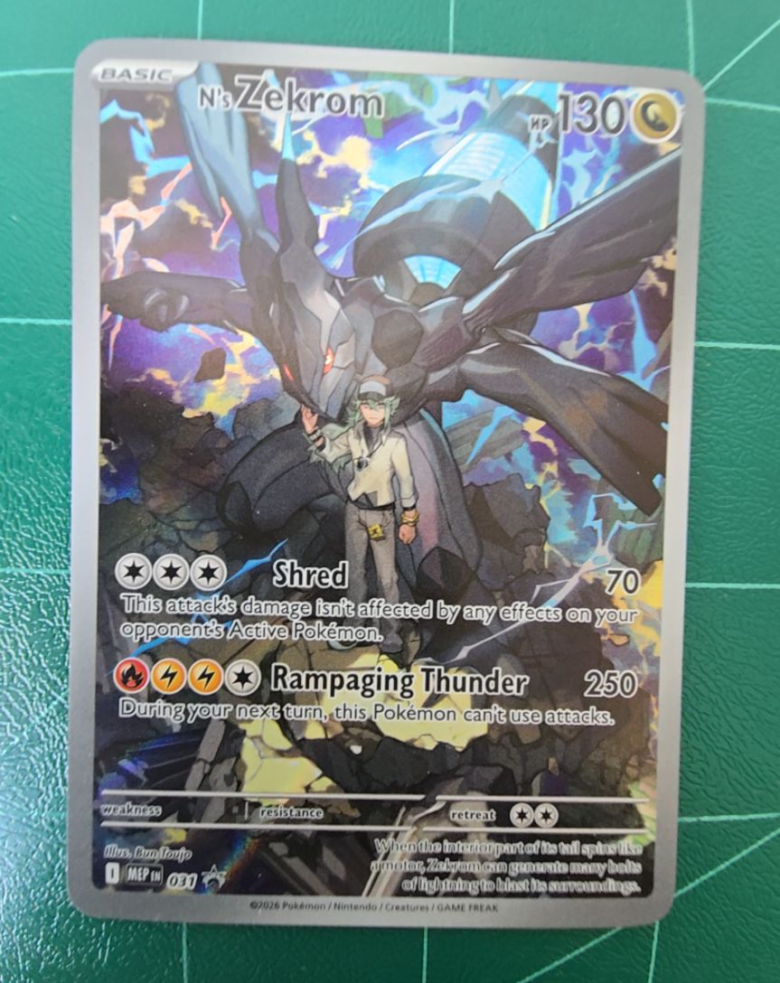 2026 Pokémon MEP #031 N's Zekrom — front