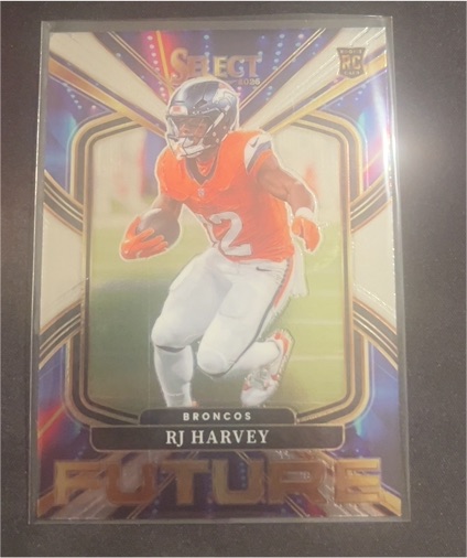 2025 Panini Select #5 RJ Harvey Future Rookie — front