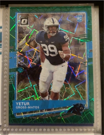 2020 Donruss Optic #113 Yetur Gross-Matos Green Velocity — front