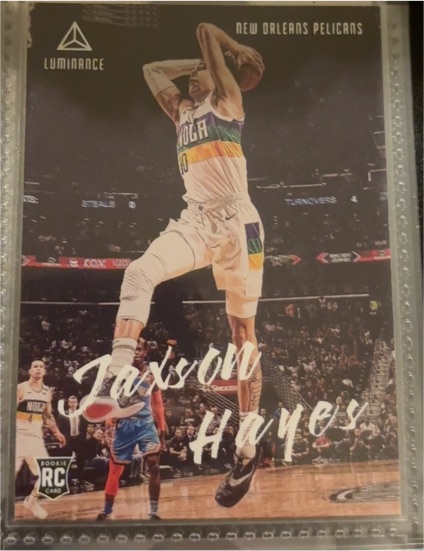 2019-20 Panini Chronicles Luminance #163 Jaxson Hayes — front