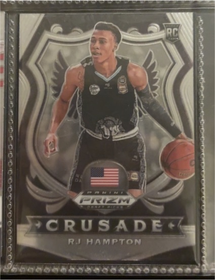 2020-21 Panini Prizm Draft Picks Crusade #93 RJ Hampton — front