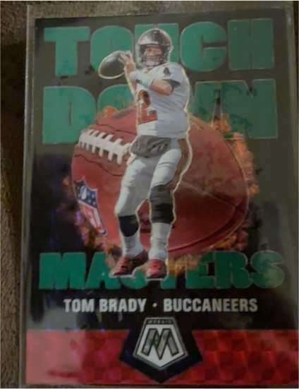 2020 Panini Mosaic #TM2 Tom Brady Touchdown Masters — front