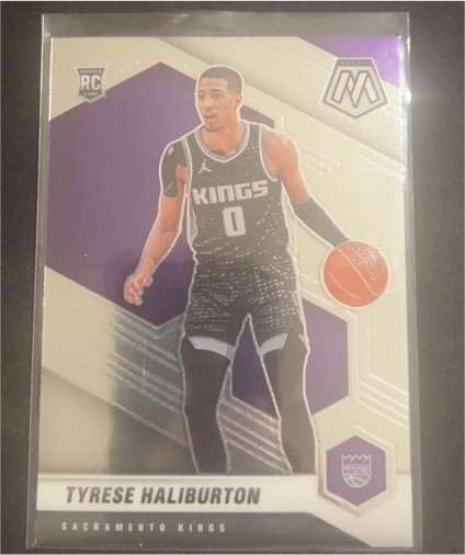 2020-21 Panini Mosaic #204 Tyrese Haliburton — front
