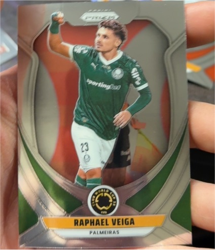 2025 Panini Prizm FIFA Club World Cup #154 Raphael Veiga Palmeiras — front