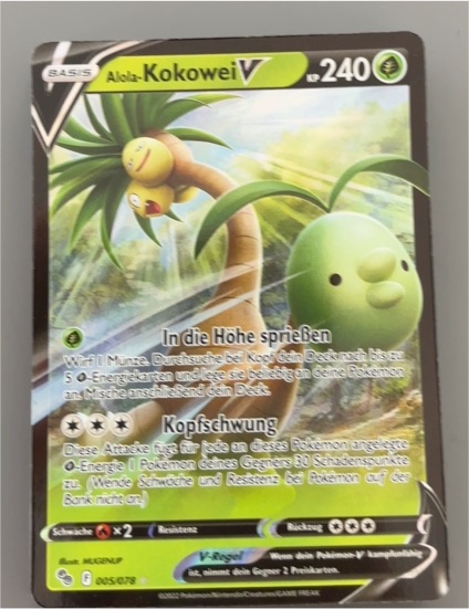 2022 Pokémon GO #005 Alola-Kokowei V — front