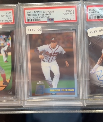 2011 Topps Chrome Vintage Chrome #VC45 Freddie Freeman — front