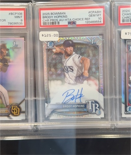 2025 Bowman Chrome #CPA-BH Brody Hopkins — front