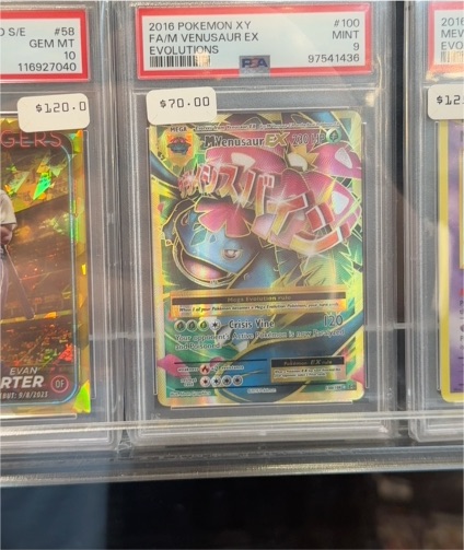 2016 Pokemon XY Evolutions #100 M Venusaur EX — front
