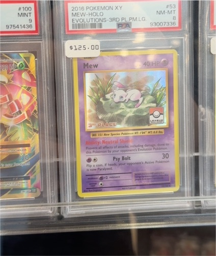 2016 Pokémon XY Evolutions #53 Mew Holo 3rd Place — front