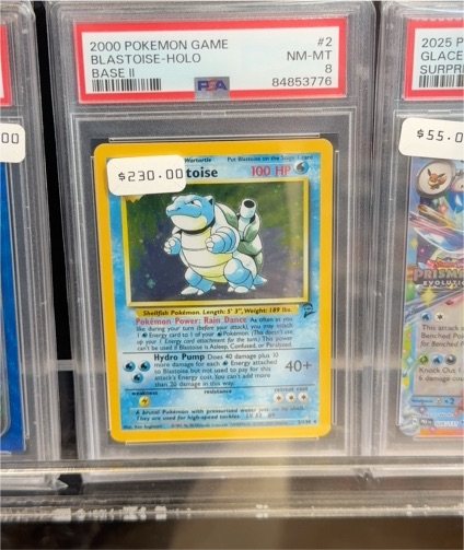 2000 Pokémon Game #2 Blastoise Holo Base Set II — front