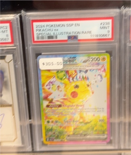 2024 Pokémon #238 Pikachu EX Special Illustration Rare Surging Sparks — front