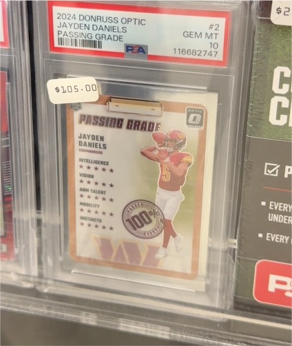 2024 Panini Donruss Optic #2 Jayden Daniels Passing Grade — front