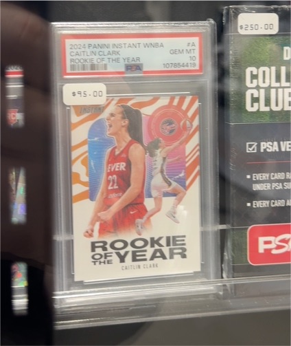 2024 Panini Instant WNBA #CCROY-A Caitlin Clark Rookie Of The Year — front