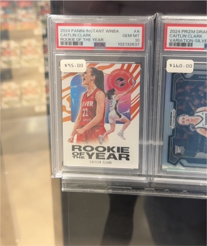 2024 Panini Instant WNBA #A Caitlin Clark Rookie of the Year — front