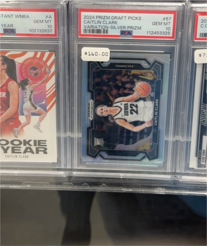 2024 Panini Prizm Draft Picks #57 Caitlin Clark Variation-Silver Prizm — front