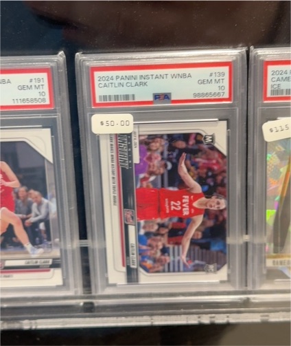 2024 Panini Instant WNBA #139 Caitlin Clark — front