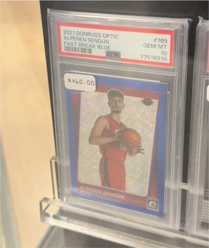 2021 Donruss Optic #169 Alperen Sengun Fast Break Blue — front