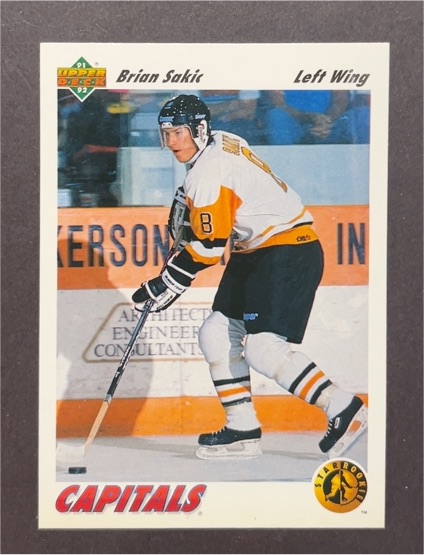 1991-92 Upper Deck #461 Brian Sakic — front