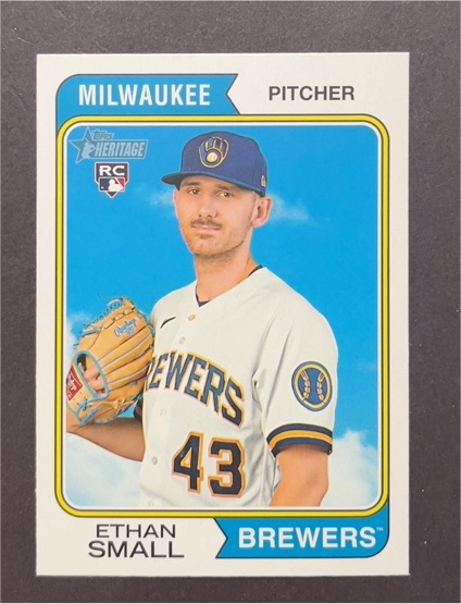 2023 Topps Heritage #561 Ethan Small — front