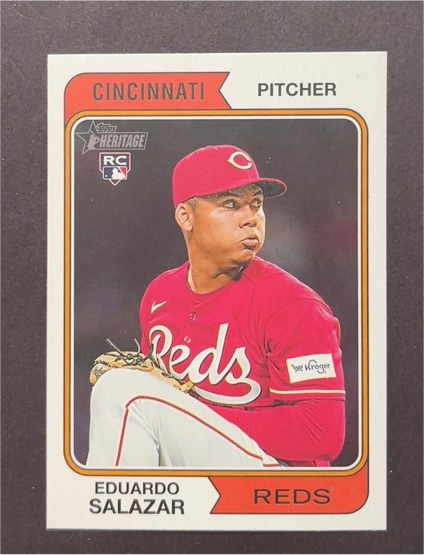 2023 Topps Heritage High Number #707 Eduardo Salazar — front