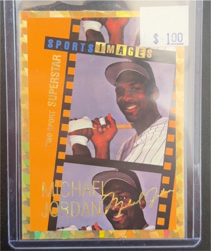 1994 Sports Images Two Sport Superstar Michael Jordan — front