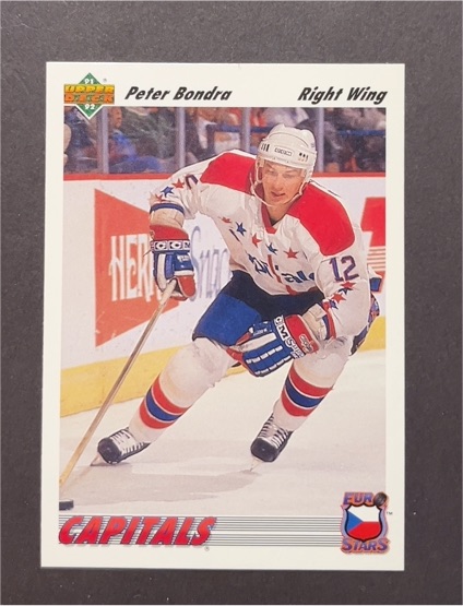 1991-92 Upper Deck #131 Peter Bondra — front