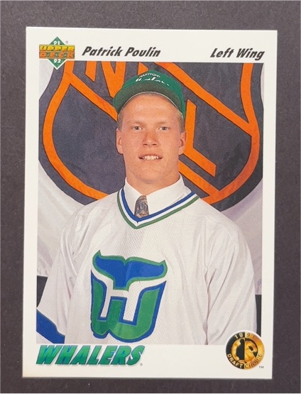 1991-92 Upper Deck #65 Patrick Poulin — front