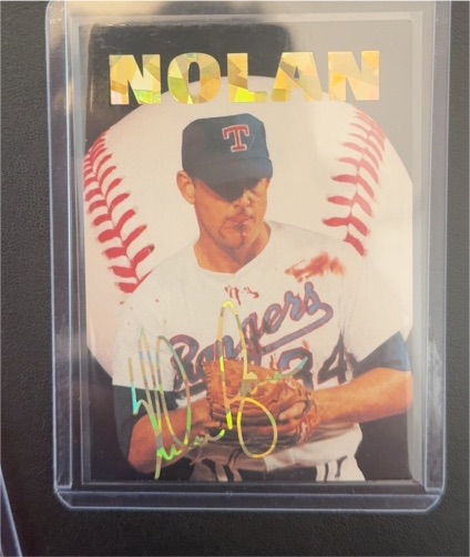 1993-94 Sports Stars Nolan Ryan Bleeding from Bo Jackson Hit Rangers — front