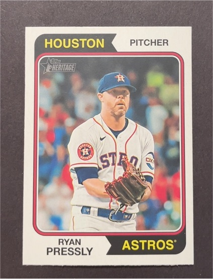 2023 Topps Heritage #648 Ryan Pressly — front