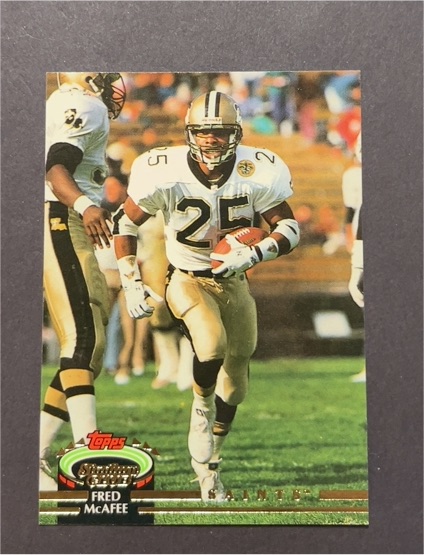 1992 Topps Stadium Club #166 Fred McAfee — front