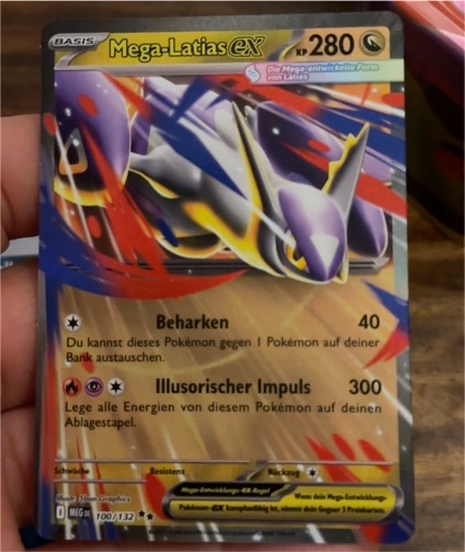 2025 Nintendo Pokemon Mega Latias ex #100 — front