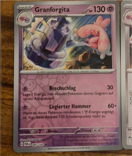 2023 Pokémon Paldean Fates #085 Granforgita — front