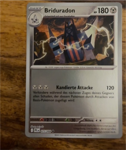 2025 Pokémon Phantasmal Flames #075 Briduradon — front