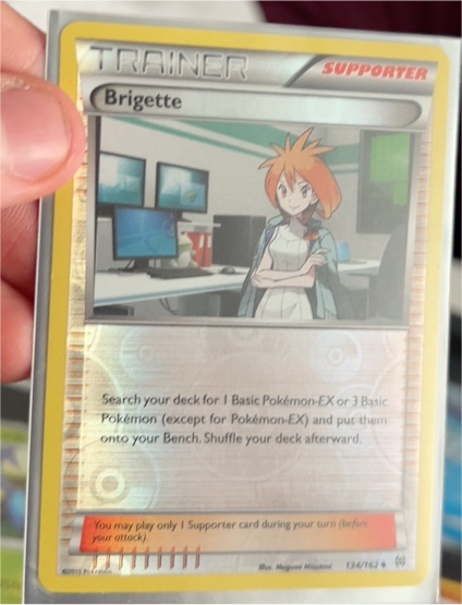 2015 Pokémon Breakthrough #134 Brigette — front
