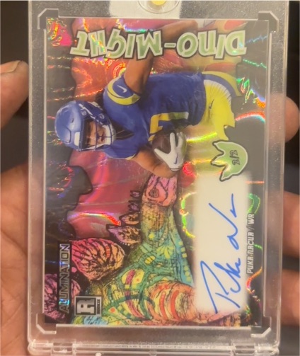 2023 Wild Card Alumination Dino-Might #Dino-Might Puka Nacua — front