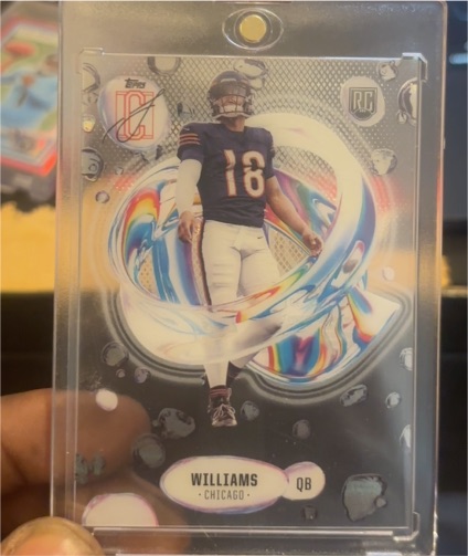 2024 Topps Signature Class #F-1 Caleb Williams Fluidity Acetate RC — front