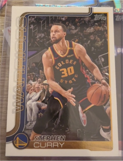 2025 Topps #135 Stephen Curry — front